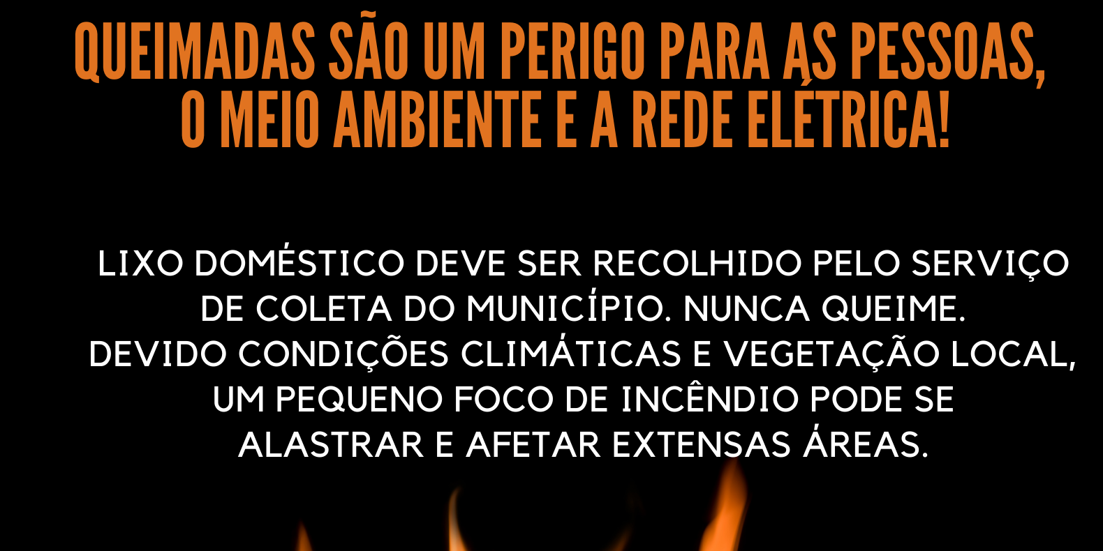Prefeitura orienta sobre os cuidados para evitar queimadas no município -  Prefeitura Municipal de Poá